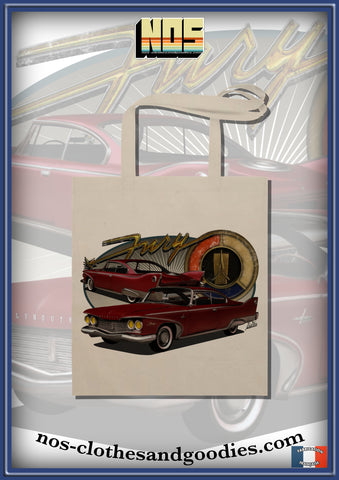 Tote bag Plymouth fury sport 1960 av/ar