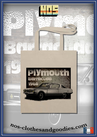 tote bag plymouth barracuda 1964