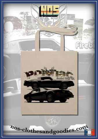 black Pontiac Firebird Trans Am tote bag