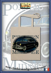 blue Pontiac chieftain tote bag 1950