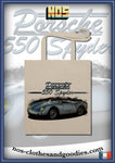 Tote bag porsche 550 spyder 1956