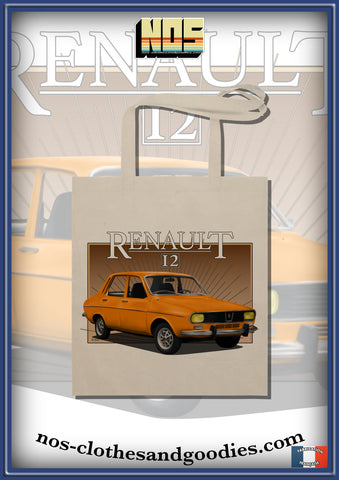 tote bag Renault 12 orange