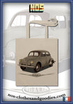 tote bag Renault 4cv beige