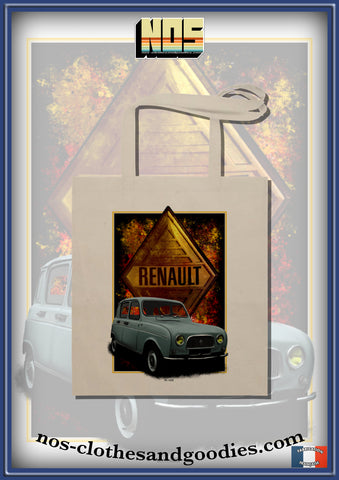 Renault 4L tote bag from 1962