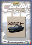 tote bag Renault Caravelle blue 1965