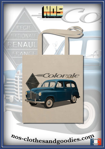 tote bag Renault colorale bleue