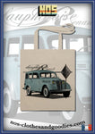 tote bag Renault Juvaquatre dauphinoise gris vert