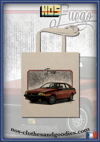 tote bag Renault Fuego rouge 1984