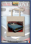 blue Renault Rambler tote bag