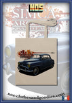 tote bag Simca aronde grand large bleu