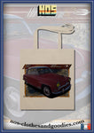 Simca rounded large red tote bag