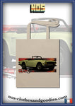 tote bag Triumph TR6 jaune