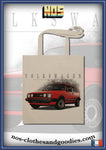 Tote bag VW Golf 2 GTI rouge