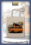 tote bag VW T2 camper orange