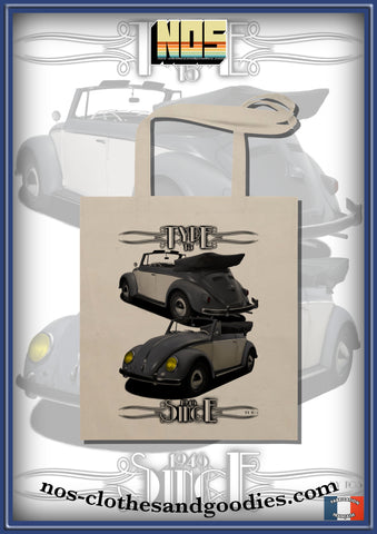 tote bag VW cox cabriolet bi ton 1959