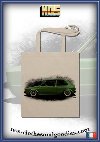 Tote bag VW golf green hoodride