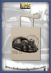 tote bag VW cox type 11 B/W