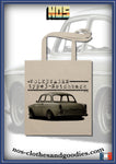 tote bag VW notchback type 3 blanc arrière