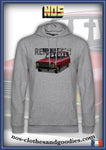 sweat capuche unisex Renault R6 TL rouge 1971