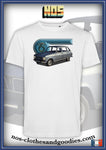 tee shirt unisex Renault R6 gris métallisé
