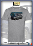 tee shirt unisex Renault R6 gris métallisé