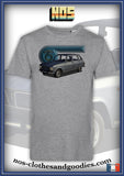 tee shirt unisex Renault R6 gris métallisé
