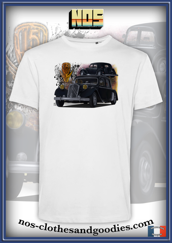 Citroën Traction 15 six-H black 1955 unisex t-shirt