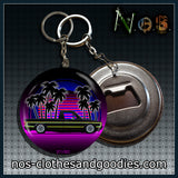 Badge/magnet/keychain bottle opener Caddy Night Sun