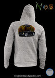 AC Cobra 289 unisex hooded zip sweatshirt black 1963