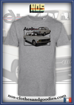 Audi 60 L beige 1972 unisex t-shirt