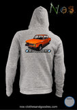 Sweat zip capuche unisex BMW 1602 orange