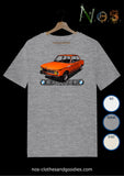 tee shirt unisex  BMW 1602 orange