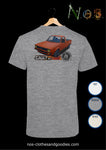 tee shirt unisex VW Caddy orange blason