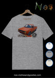 tee shirt unisex VW Caddy orange blason