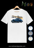 unisex t-shirt chevrolet fleetline aerosedan blue 1947