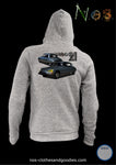 Citroën DS 21 Pallas front/rear unisex hooded zip sweatshirt