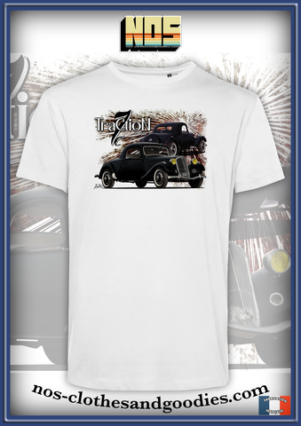 Citroën Traction 7C 1937 front/rear unisex t-shirt