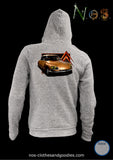 Citroën DS unisex hooded zip sweatshirt
