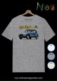 tee-shirt unisex Citroën Dyane bleue 1981