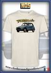 tee-shirt unisex Citroën Dyane bleue 1981