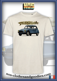 tee-shirt unisex Citroën Dyane bleue 1981