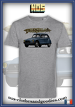 tee-shirt unisex Citroën Dyane bleue 1981