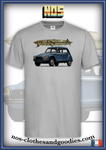 unisex t-shirt Citroën Dyane blue 1981