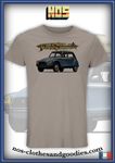 unisex t-shirt Citroën Dyane blue 1981