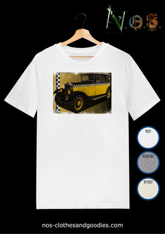tee shirt unisex Fiat 509 jaune " Gaston"