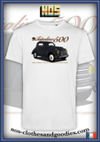 Fiat topolino 500C gray unisex t-shirt