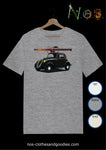 Fiat Topolino 500A black unisex t-shirt