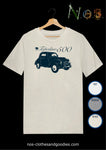 Tee shirt unisex Fiat topolino 500C "graphique"