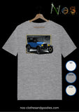 tee shirt unisex Ford T Touring bleue