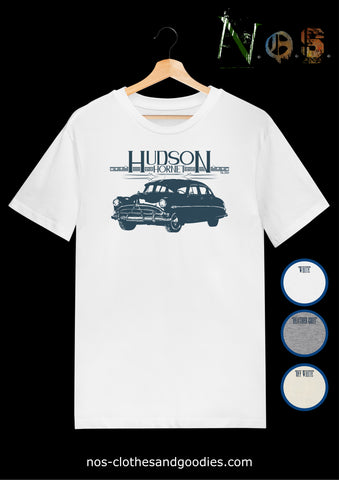 tee shirt unisex Hudson Hornet verte 1951 "graphique"